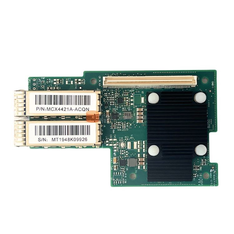 MCX4421A-ACQN CONNECTX-4 LX EN 25GBE Dual-Port SFP28 PCIE3.0 Netzwerkschnittstellenkarte für OCP