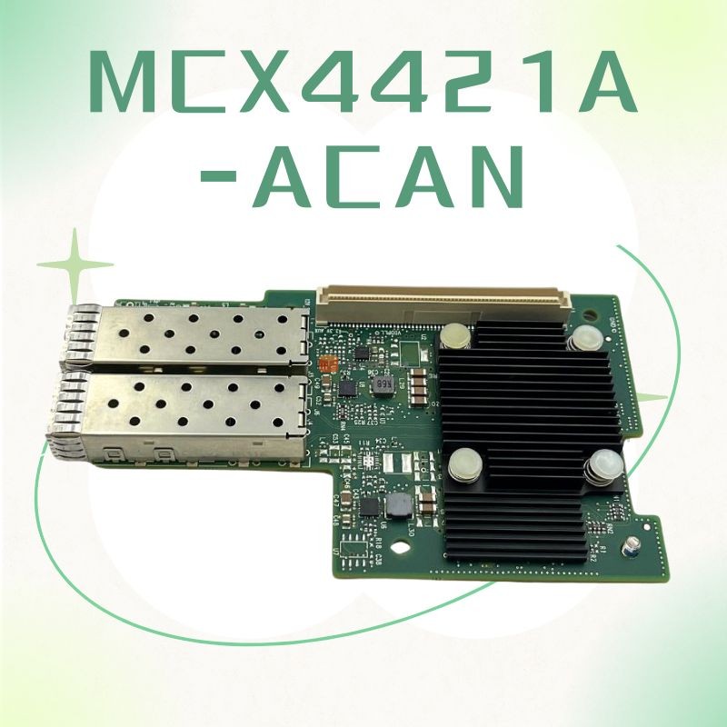 Netzwerkadapterkarte MCX4421A-ACAN OCP2.0 PCIe 3.0 x8 2-Port 25G SFP28 Auf Lager