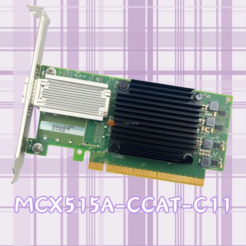 Netzwerkadapterkarte MCX515A-CCAT-C11 PCIe 3.0 x16 1-Port 100G QSFP28 Auf Lager