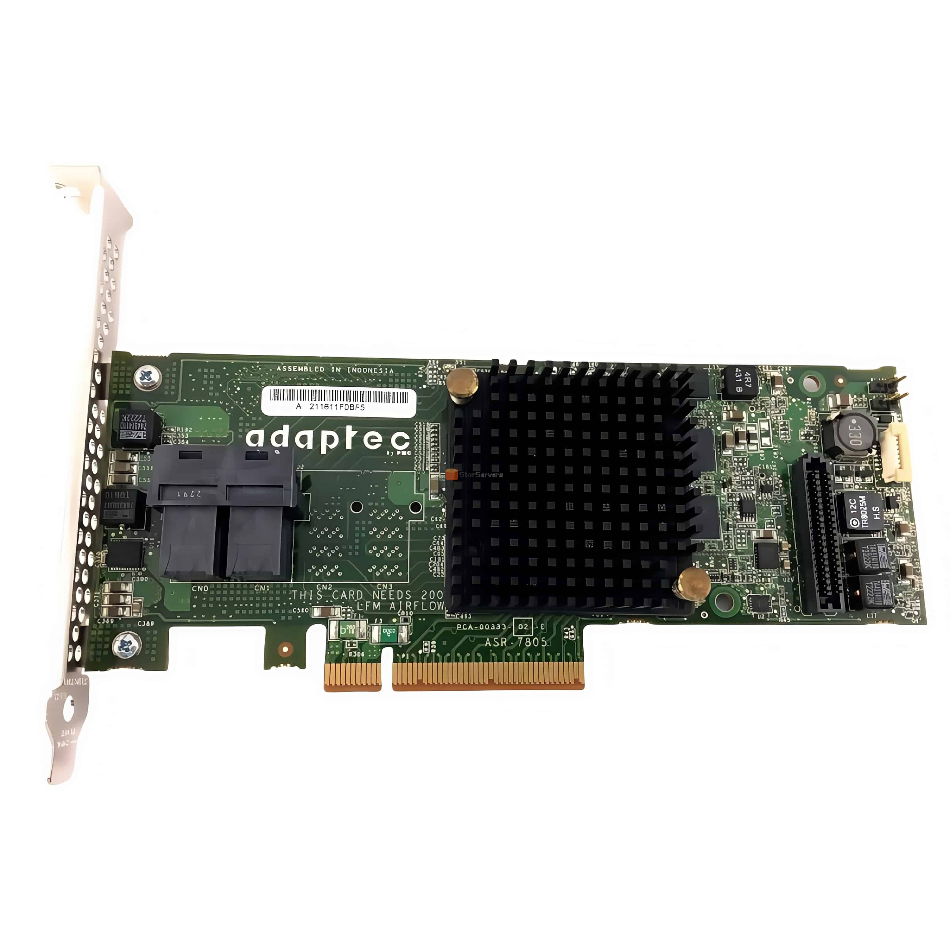 SAS SATA RAID Controller ASR-7805 2274100-R PCIe 3.0 x8 PM8015 6Gb/s